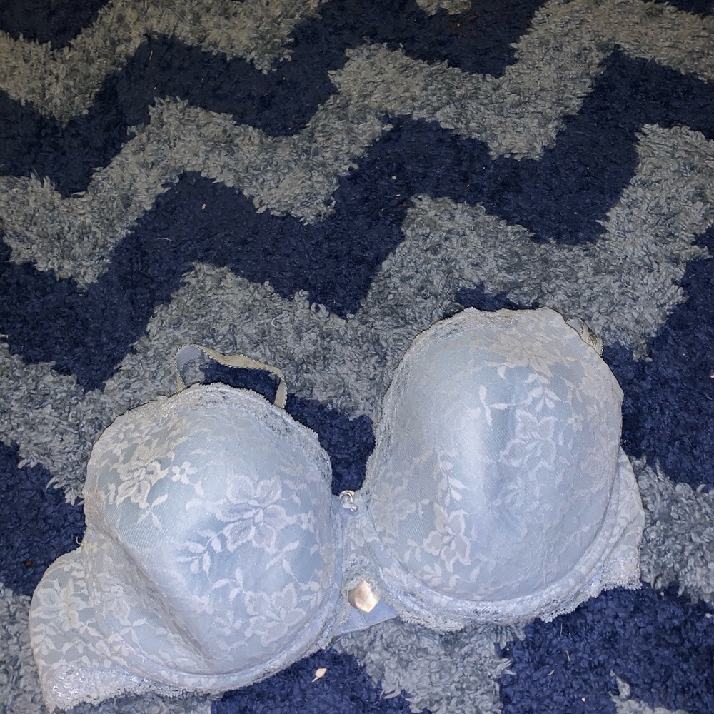 Blue Lace Bra
